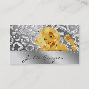 Joodse Visitekaartje Blonde Leopard Tanning Silve