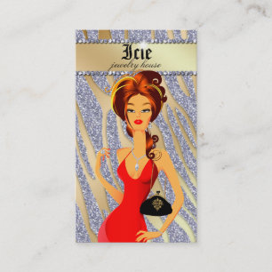 Joodse Visitekaartje Rood Ruiten Rood Zebra