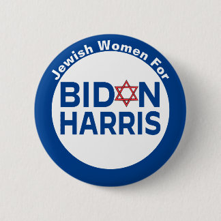 Joodse vrouwen voor Biden Harris Ronde Button 5,7 Cm