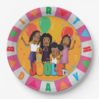 JOOLS TV ®️ Roze 9 in Bord met rond papier