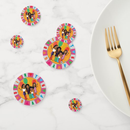 JOOLS TV ®️ Roze Tabel 60 PC Confetti (Groep)