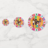 JOOLS TV ®️ table rose 60 pc Confetti (Devant)