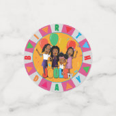 JOOLS TV ®️ table rose 60 pc Confetti (Petit recto)