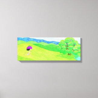 Joone running canvas afdruk