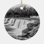 Joplin Grand Falls Vue d'ensemble Ornement en nive (Dos)