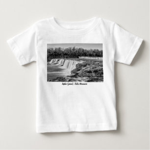 Joplin Grand Herfsten Overzicht Grayscale Baby T-s