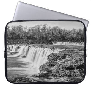 Joplin Grand Herfsten Overzicht Grayscale Laptop Sleeve