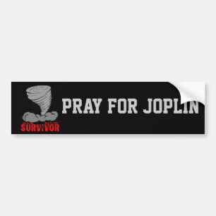 Joplin Missouri Tornado Survivor Bumpersticker