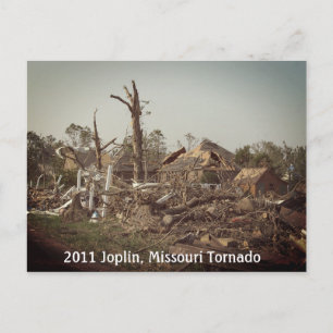 Joplin tornado 2011 in Missouri Briefkaart