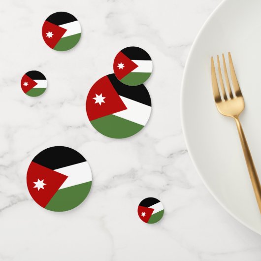 Jordaanvlag Confetti (Groep)