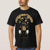 Jordan 1 Black Gold Metallic Sneaker Match T-shirt (Voorkant)