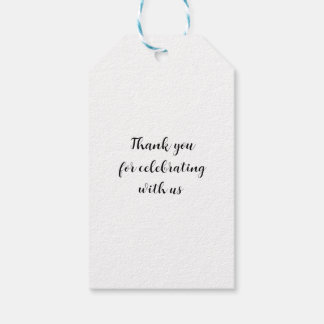 Jordan Almond Favor Tags, Wedding tags, Thank You  Cadeaulabel