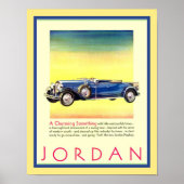 "Jordan" Automobile Ad Poster (Voorkant)