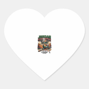 Jordan Doel Modus Skelet Aanvaller Naties Dynamisc Hart Sticker