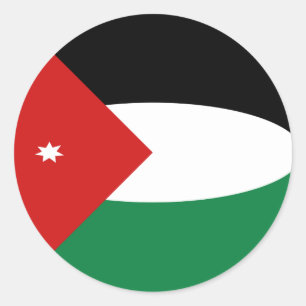 Jordan Fisheye Vlag Sticker