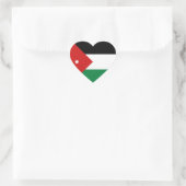 Jordan Flag Heart Sticker (Tas)