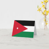 Jordan Flag Kaart (Gele Bloem)