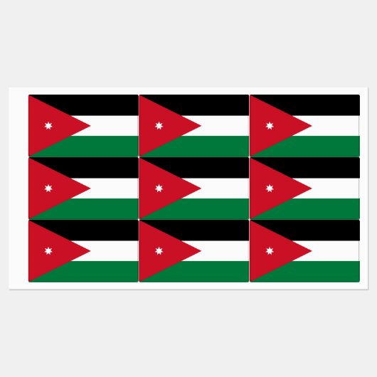 Jordan Flag Labels (Vel)