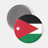 Jordan Flag Magnet Magneet (Voorkant / Achterkant)