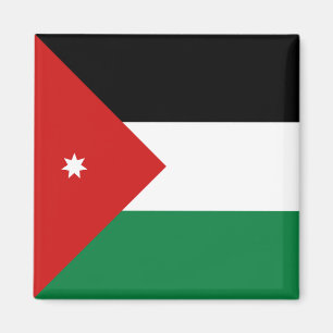 Jordan Flag Magnet Magneet