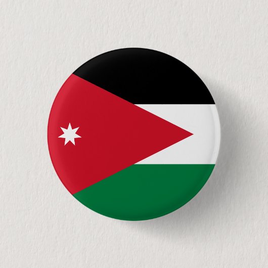 Jordan Flag Ronde Button 3,2 Cm (Voorkant)