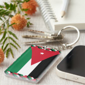 Jordan Flag Sleutelhanger (Voorkant Rechts)