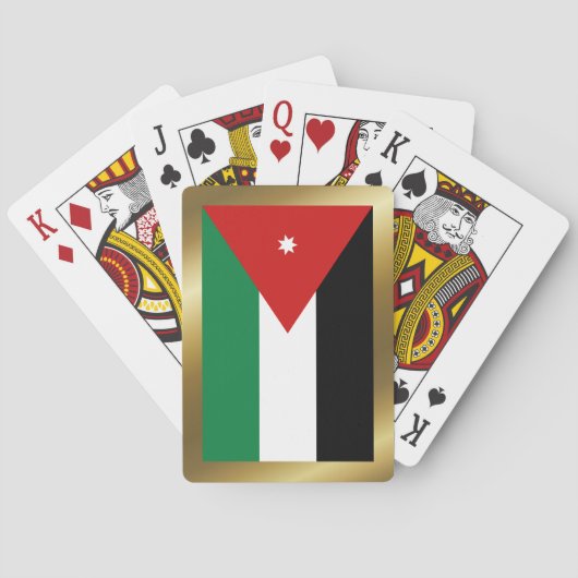 Jordan Flag-speelkaarten Speelkaarten (Achterkant)