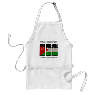 Jordan Flag Spice Jars Schort