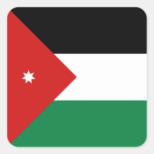 Jordan Flag Sticker