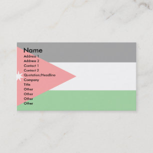 Jordan Flag Visitekaartje