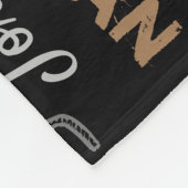 Jordan gepersonaliseerde naam zwart geel grijs bru fleece deken (Hoek)