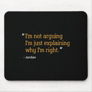 Jordan Gift Quote Grappige Verjaardag Gepersonalis Muismat