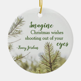 Jordan Kerstmis Keramisch Ornament