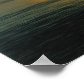 Jordan Lake Sunset Poster (Hoek)