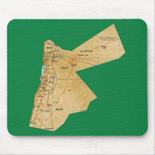 Jordan Map Mousepad Muismat