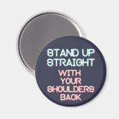 Jordan Peterson: Sta recht op... Magneet (Voorkant / Achterkant)