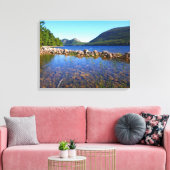 Jordan Pond I in Acadia National Park Canvas Afdruk (Insitu (Woonkamer))