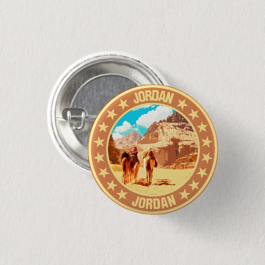 Jordan Ronde Button 3,2 Cm (Voorkant /achterkant)