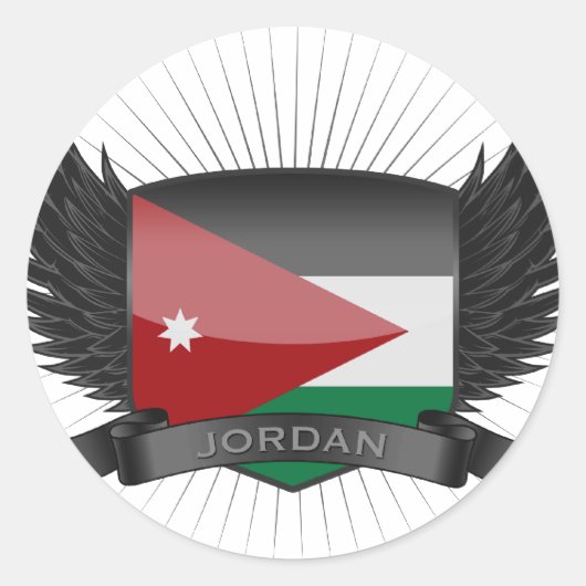 JORDAN RONDE STICKER (Voorkant)