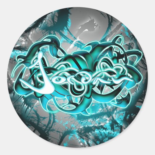 Jordan Ronde Sticker (Voorkant)