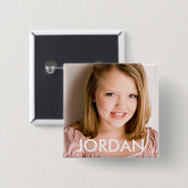 Jordan Vierkante Button 5,1 Cm (Voorkant /achterkant)