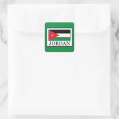 Jordan Vierkante Sticker (Tas)
