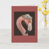 Jordanië de flamingo-kaart kaart (Gele Bloem)