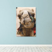 Jordanië, de oude Nabateese stad Petra Canvas Afdruk (Insitu (Houten vloer))