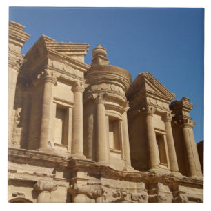 Jordanië, Petra, Het Klooster, Al Deir. 2 Tegeltje