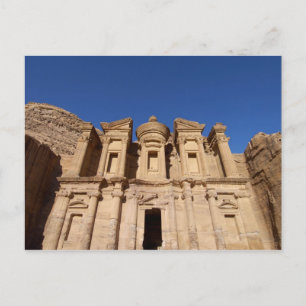Jordanië, Petra, Het Klooster, Al Deir. Briefkaart