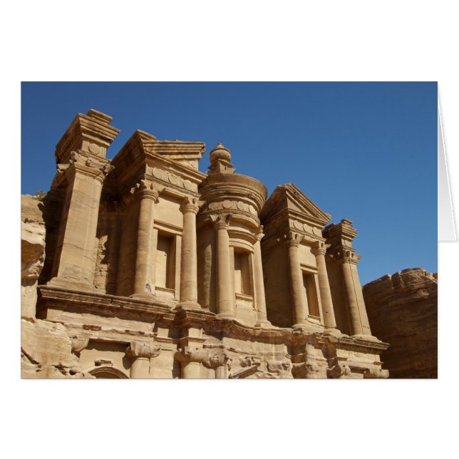 Jordanie, Pétra, Le Monastère, Al Deir. 2 (Devant horizontal)