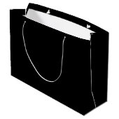 Jordanie : Un élégant sac cadeau en noir et blanc (Dos Angle)