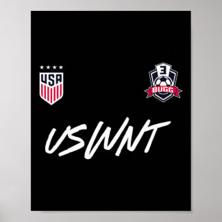 Jordyn Bugg 3 Navy Uswnt Officieel Gelicenseerd  Poster