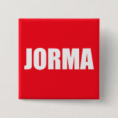 Jorma Vierkante Button 5,1 Cm (Voorkant)